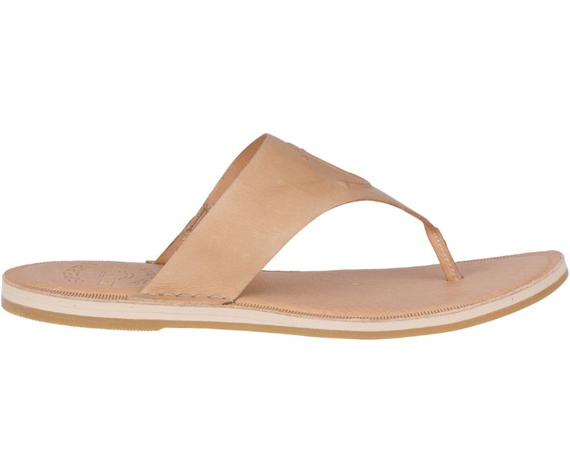 Sperry Seaport Leather Sandals - Women's Sandals - Brown [XT7840126] Sperry Top Sider Ireland